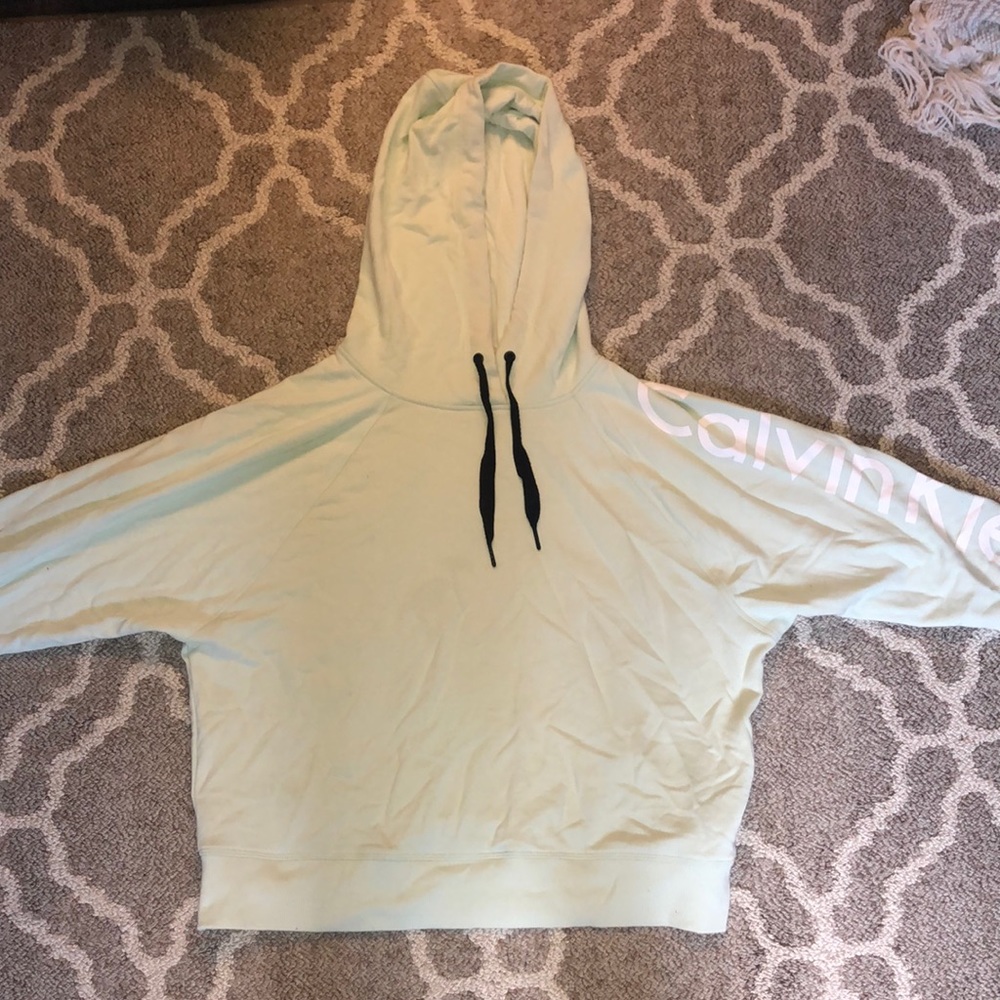 Calvin Klein teal sweatshirt